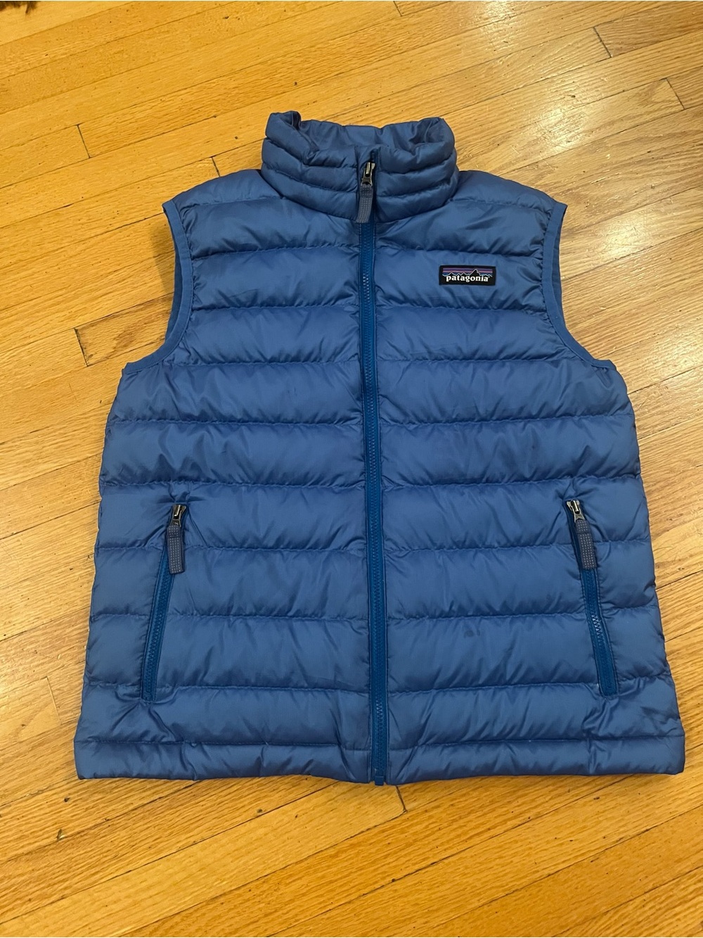 Patagonia - Kids Lightweight Down Vest - Blue - Boys Size M (10)